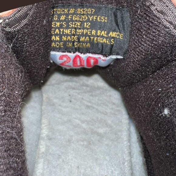 PROLINE THINSULATE 200 Gram Brown Leather Front Tie Ankle Winter Boots Size 12 - Picture 5 of 6